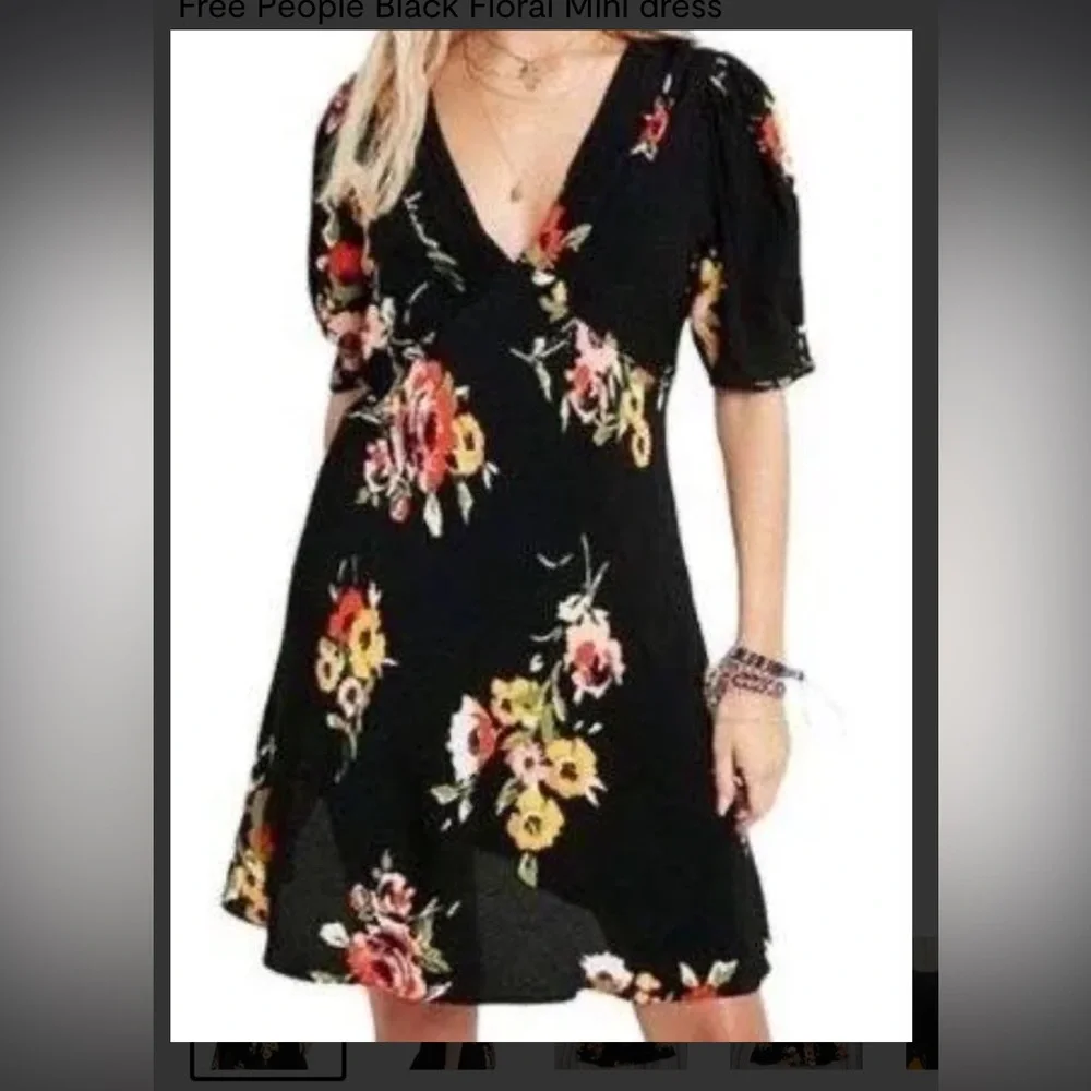 Free People Floral Mini dress - Picture 1 of 6